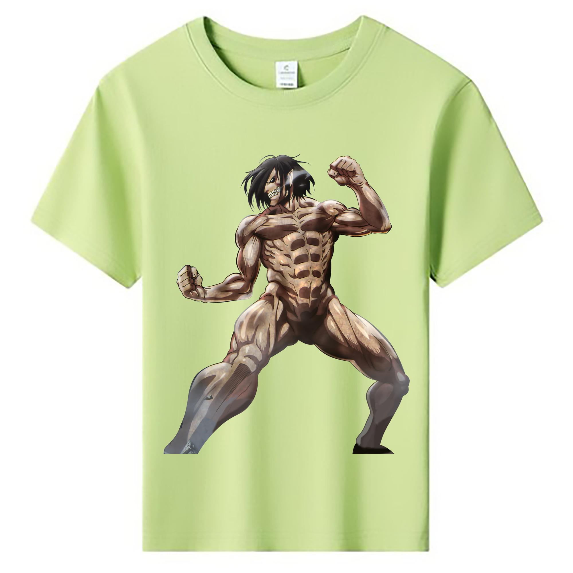 （画像用） 進撃の巨人 Attack on Titan 綿100％キッズTシャツ（フロントプリント）